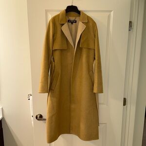 J. Crew Harriet Trench in Double Faced Blend